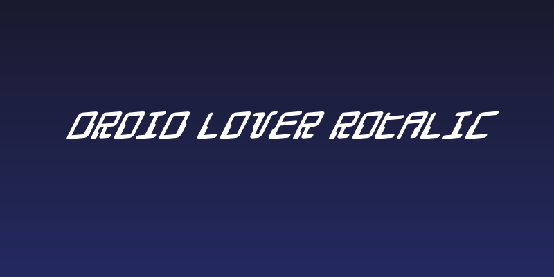 Droid Lover Rotalic Social Header
