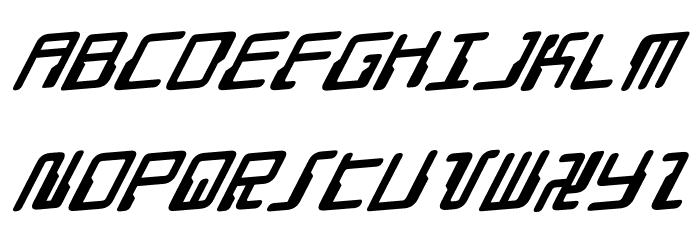Droid Lover Rotalic Font LOWERCASE