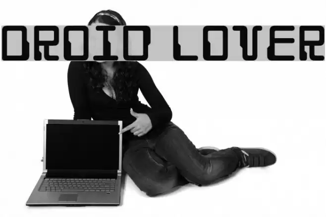 Droid Lover Font examples