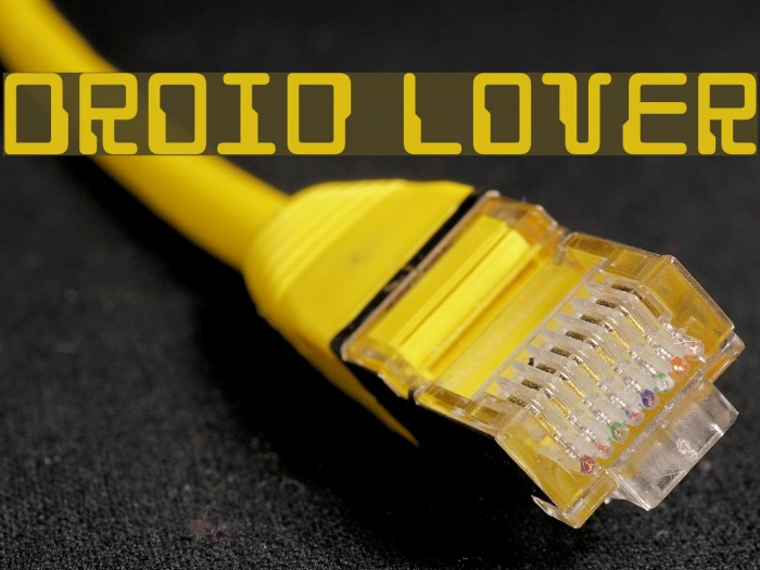 Droid Lover لخطوط تنزيل examples