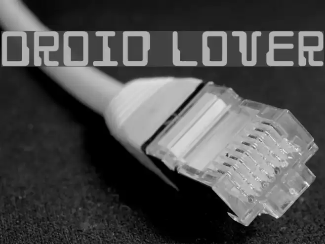 Droid Lover Font examples