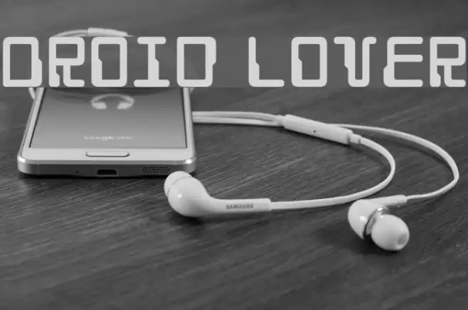 Droid Lover Font examples
