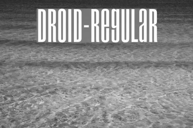 Droid-Regular Font examples