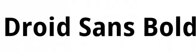 Droid Sans Bold  Fuentes Gratis Descargar