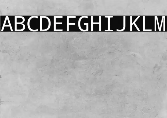 Droid Sans Mono Font examples