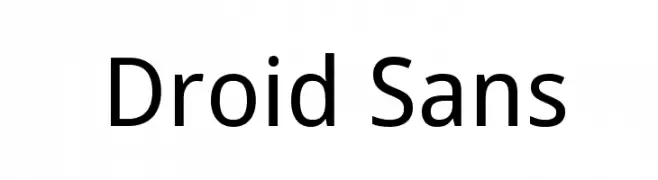 Droid Sans  Frei Schriftart Herunterladen