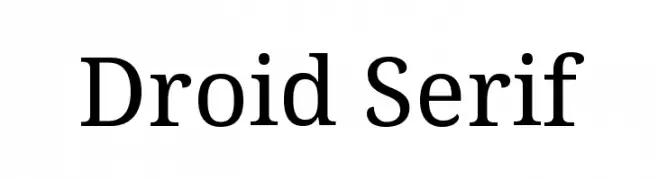 Droid Serif 