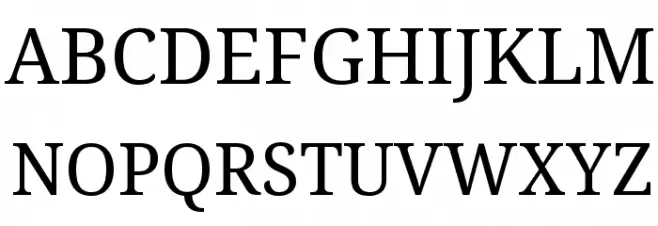 Droid Serif Fonte MAIÚSCULAS