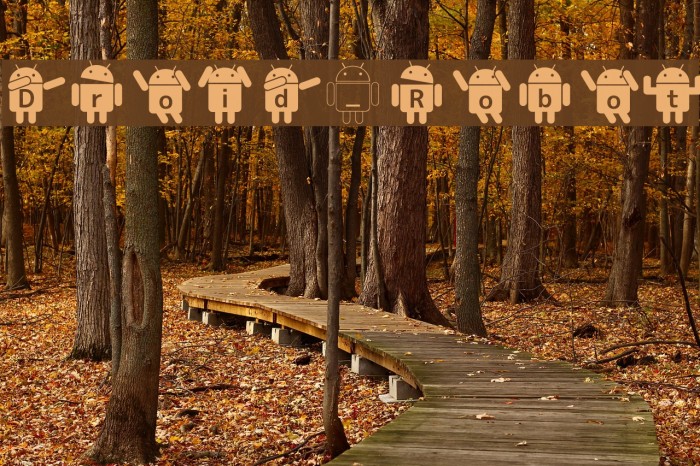 Droid_Robot Font examples