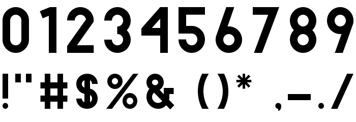 Droidiga Font OTHER CHARS