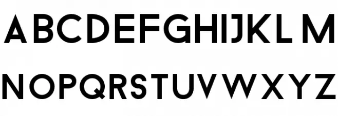 Droidiga Font UPPERCASE
