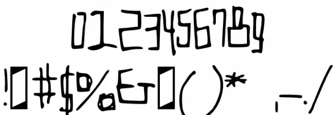 Droido Medium Font OTHER CHARS