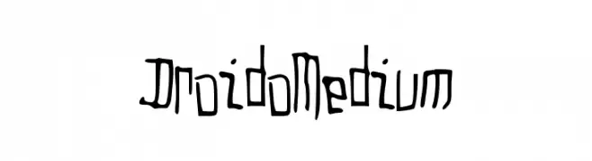 Droido Medium  Скачать бесплатные шрифты