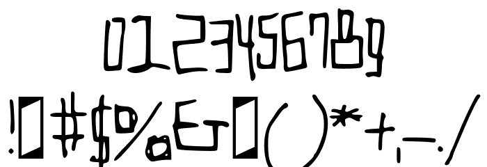 Droido Medium Font OTHER CHARS