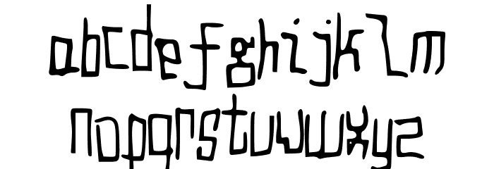 Droido Medium Font LOWERCASE