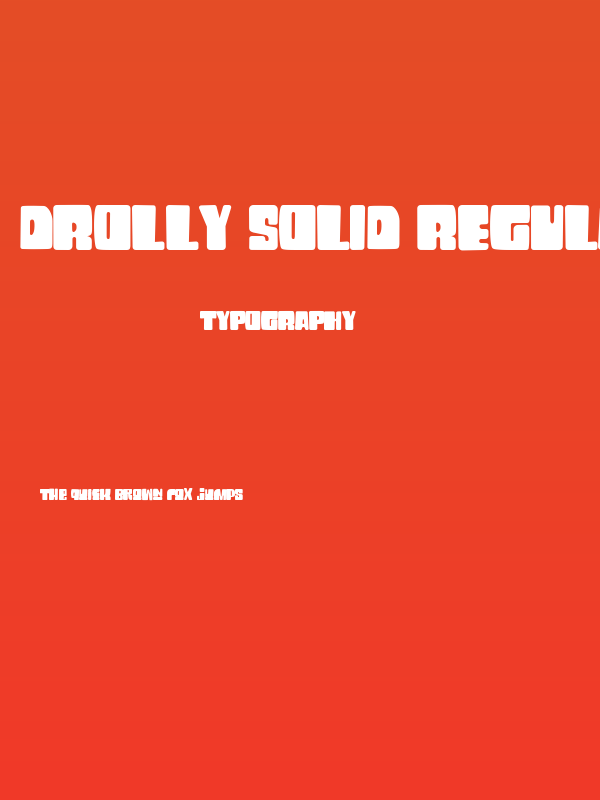 Drolly solid Regular Poster