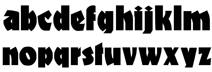 Dromon Font LOWERCASE