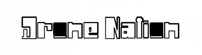 Drone Nation  Скачать бесплатные шрифты