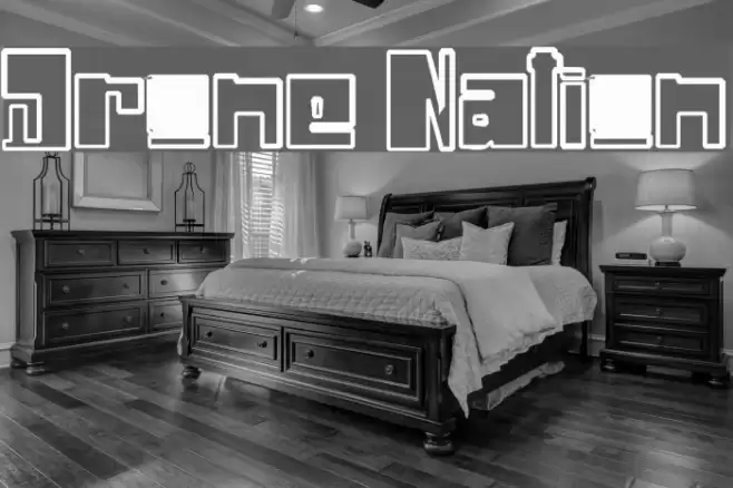 Drone Nation Font examples