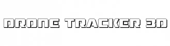 Drone Tracker 3D  Скачать бесплатные шрифты