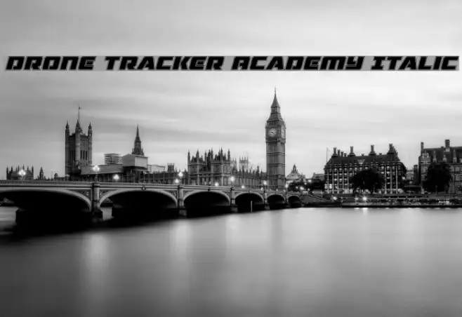 Drone Tracker Academy Italic Example 3