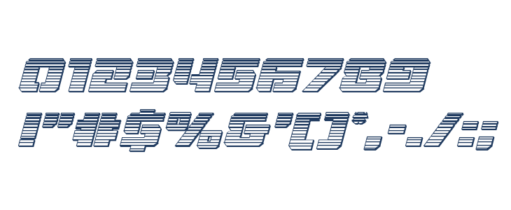 Drone Tracker Chrome Italic Other Characters