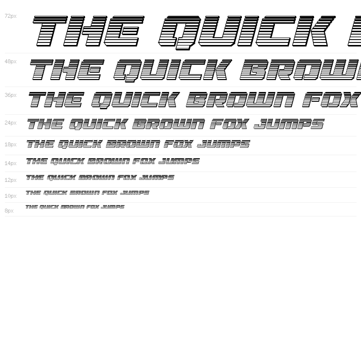 Drone Tracker Chrome Italic Waterfall