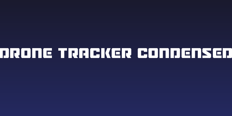 Drone Tracker Condensed Social Header