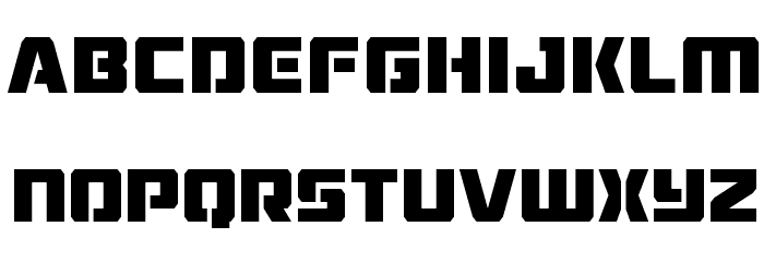 Drone Tracker Condensed Font LOWERCASE