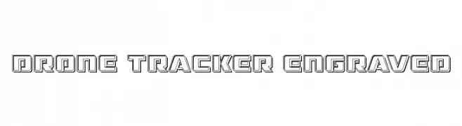 Drone Tracker Engraved  Скачать бесплатные шрифты