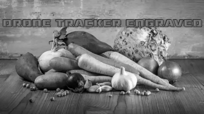Drone Tracker Engraved Example 2