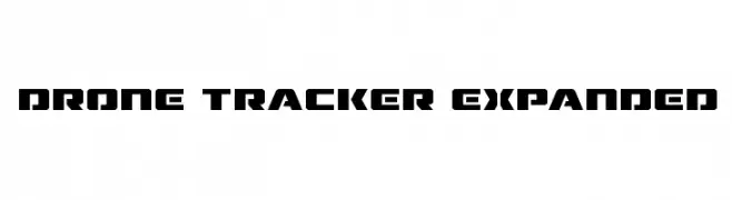 Drone Tracker Expanded  font caratteri gratis