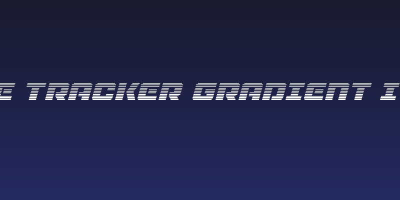 Drone Tracker Gradient Italic Social Header