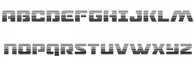 Drone Tracker Gradient Schriftart Groß