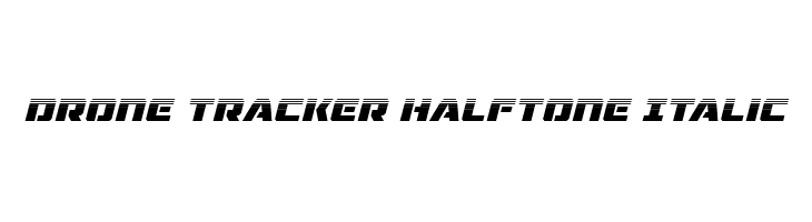 Drone Tracker Halftone Italic  नि: शुल्क फ़ॉन्ट्स डाउनलोड