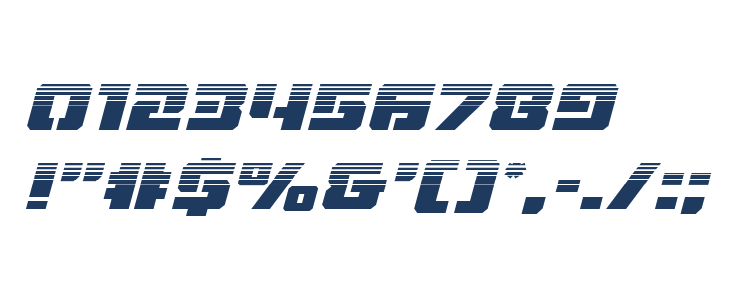 Drone Tracker Halftone Italic Other Characters