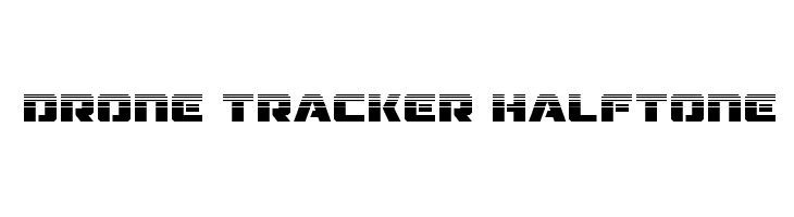 Drone Tracker Halftone  Frei Schriftart Herunterladen
