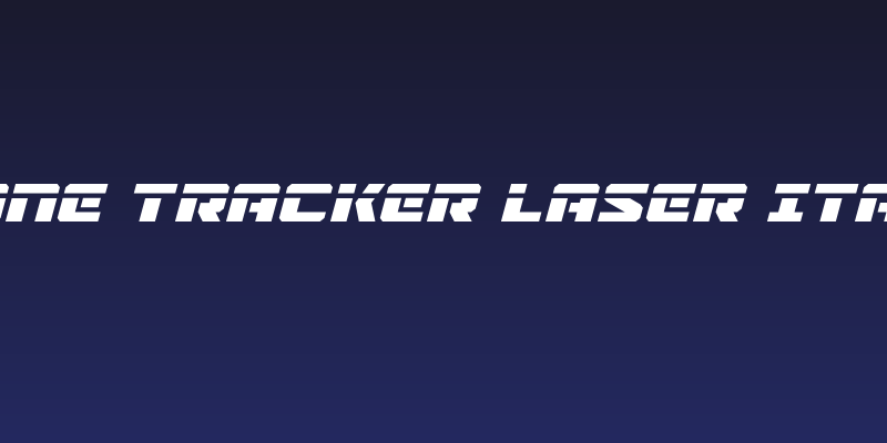 Drone Tracker Laser Italic Social Header