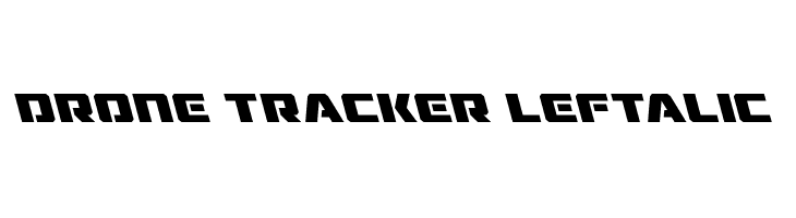 Drone Tracker Leftalic  font caratteri gratis