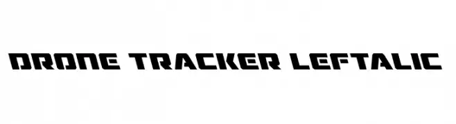 Drone Tracker Leftalic  नि: शुल्क फ़ॉन्ट्स डाउनलोड