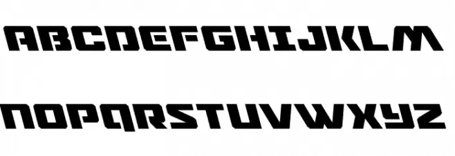 Drone Tracker Leftalic Schriftart Groß