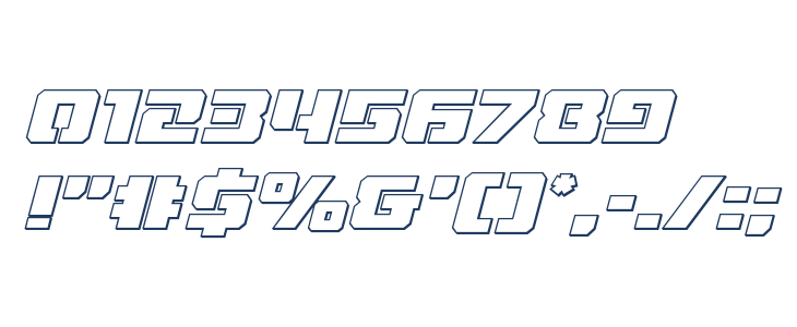 Drone Tracker Outline Italic Other Characters