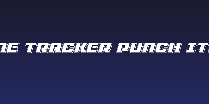 Drone Tracker Punch Italic Social Header