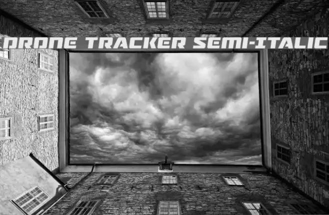 Drone Tracker Semi-Italic Example 3