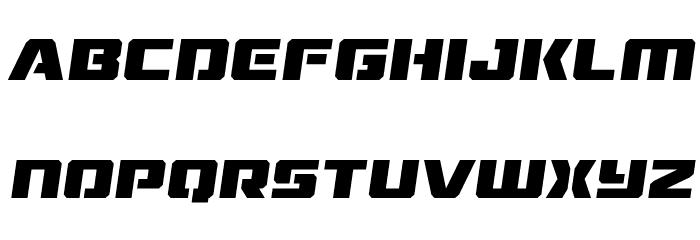 Drone Tracker Semi-Italic Font LOWERCASE