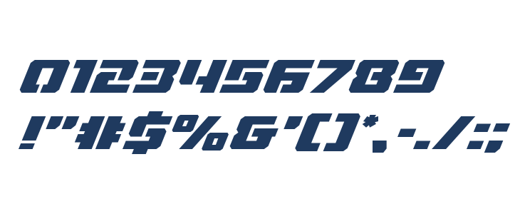 Drone Tracker Super-Italic Other Characters