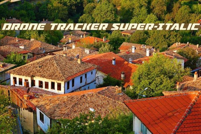Drone Tracker Super-Italic Example 2