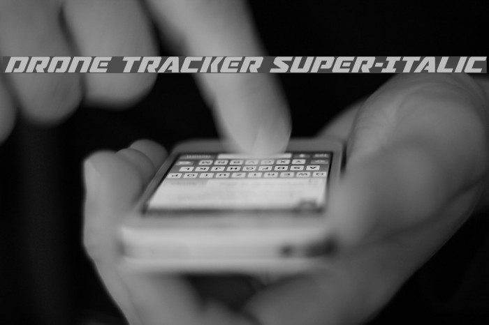 Drone Tracker Super-Italic Example 3
