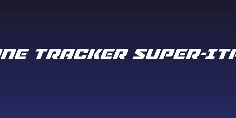 Drone Tracker Super-Italic Social Header