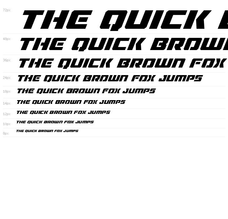 Drone Tracker Super-Italic Waterfall